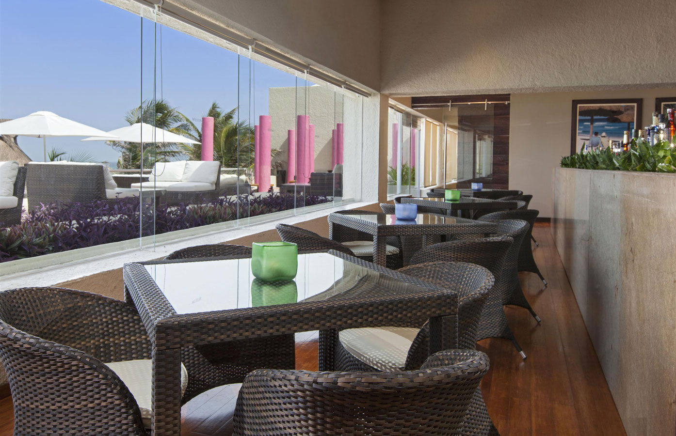 Hotel Project of The Westin Resort & Spa Cancun - Mexico with Artie Garden Outdoor Furniture Dining Chair and Table